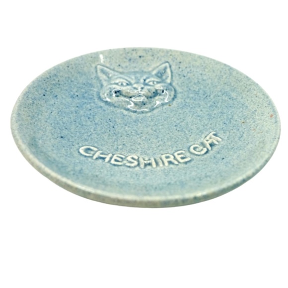 VTG GRAYS POTTERY~Cheshire Cat~GRAY POTTERY SOAP/ TRINKET DISH~MADE IN ENGLAND - Picture 2 of 3